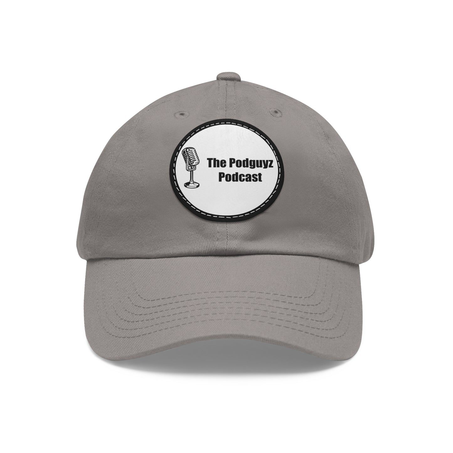 The PodGuyz Podcast Circle Leather Patch Hat