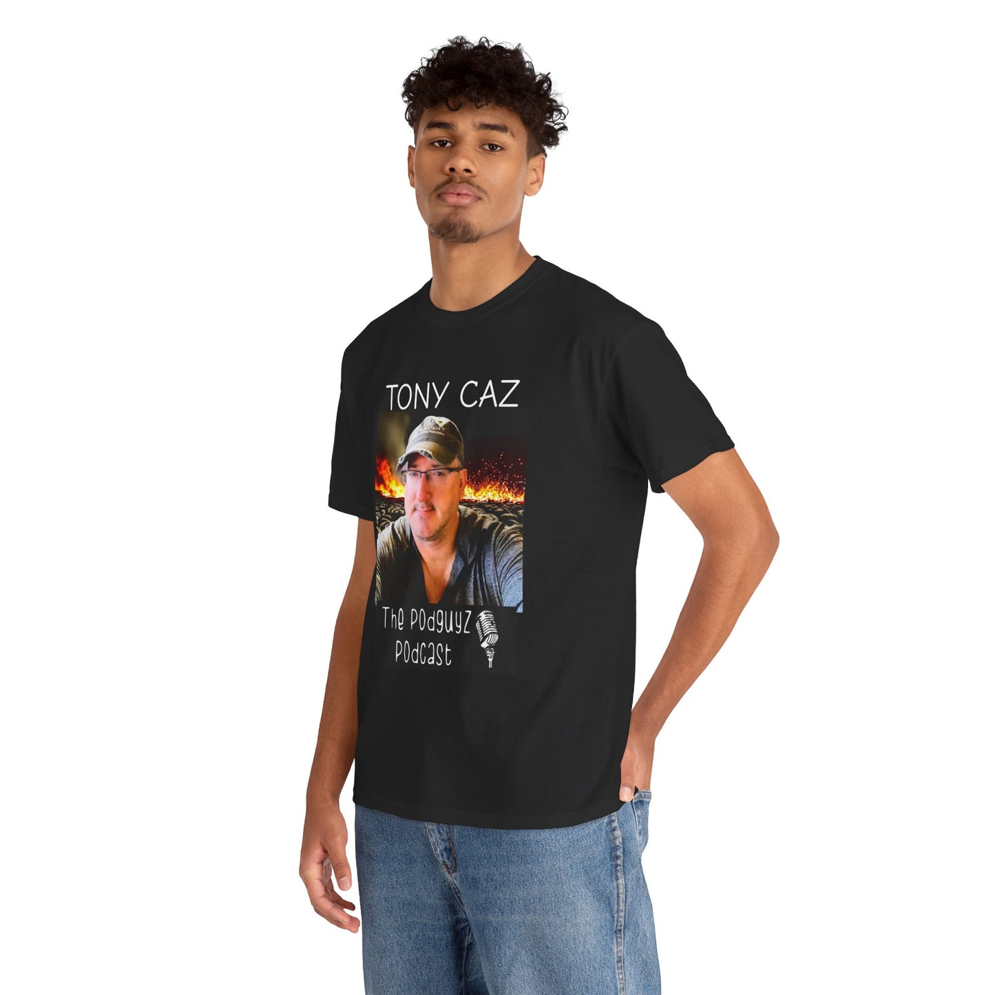 the "TONY CAZ" T-shirt