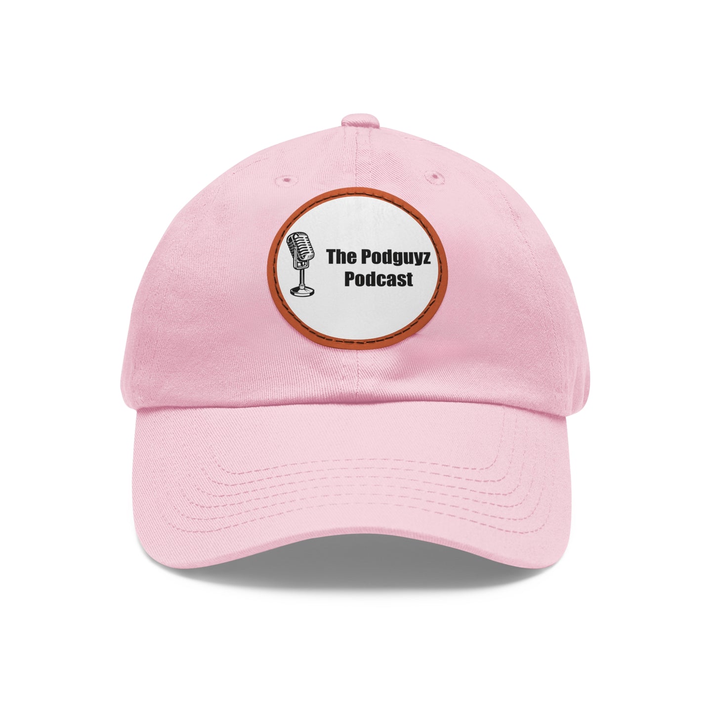 The PodGuyz Podcast Circle Leather Patch Hat