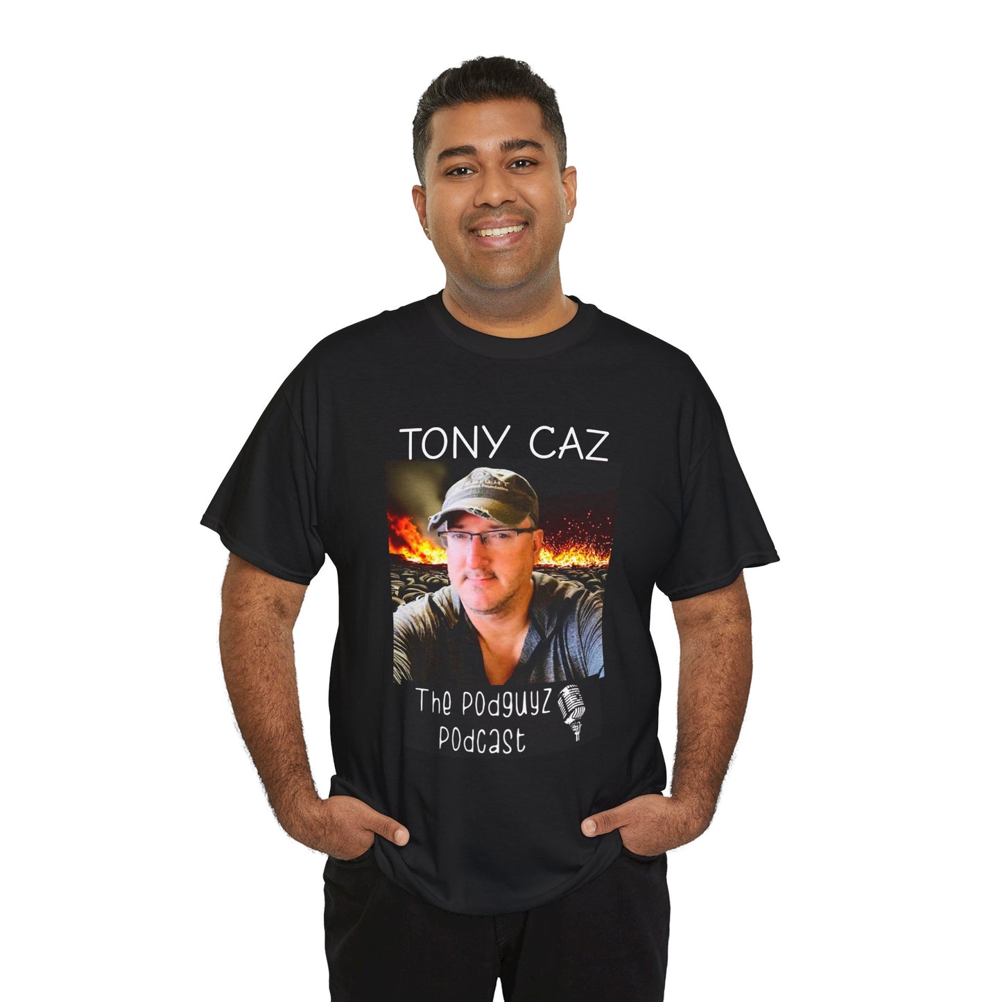 the "TONY CAZ" T-shirt