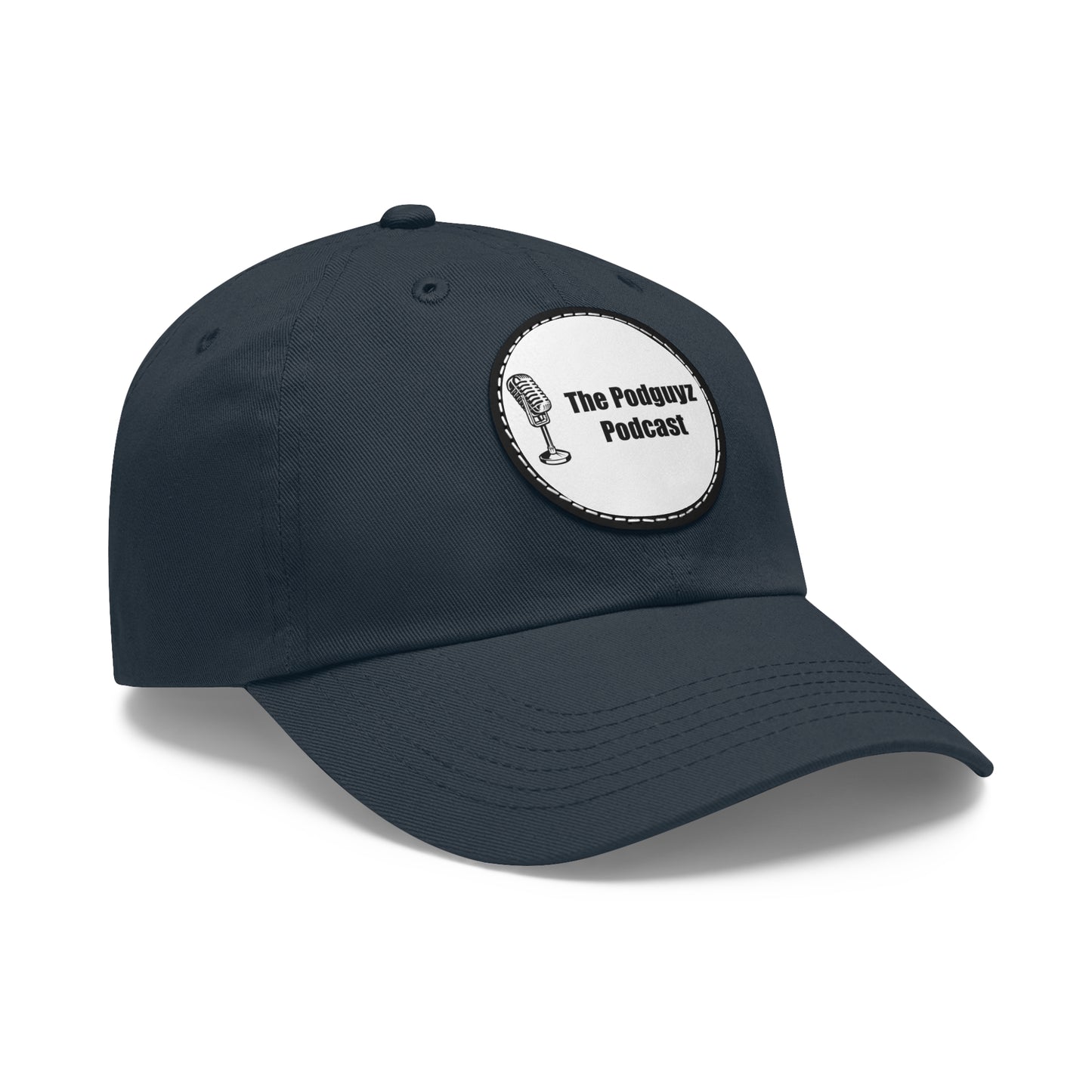 The PodGuyz Podcast Circle Leather Patch Hat