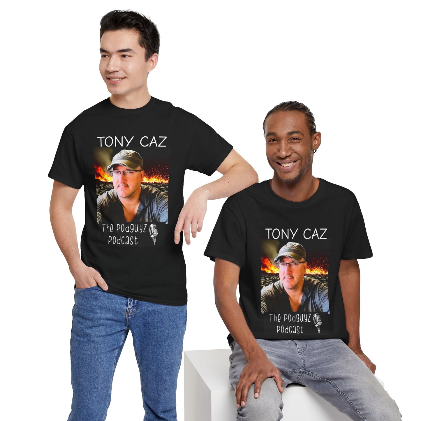 the "TONY CAZ" T-shirt