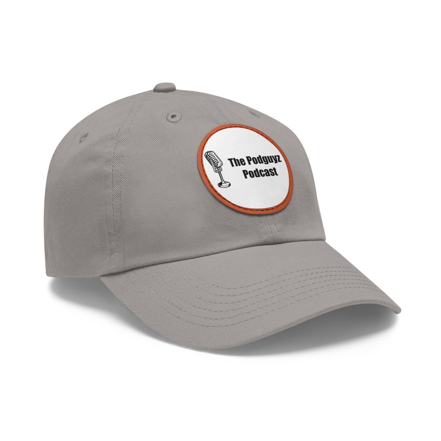 The PodGuyz Podcast Circle Leather Patch Hat