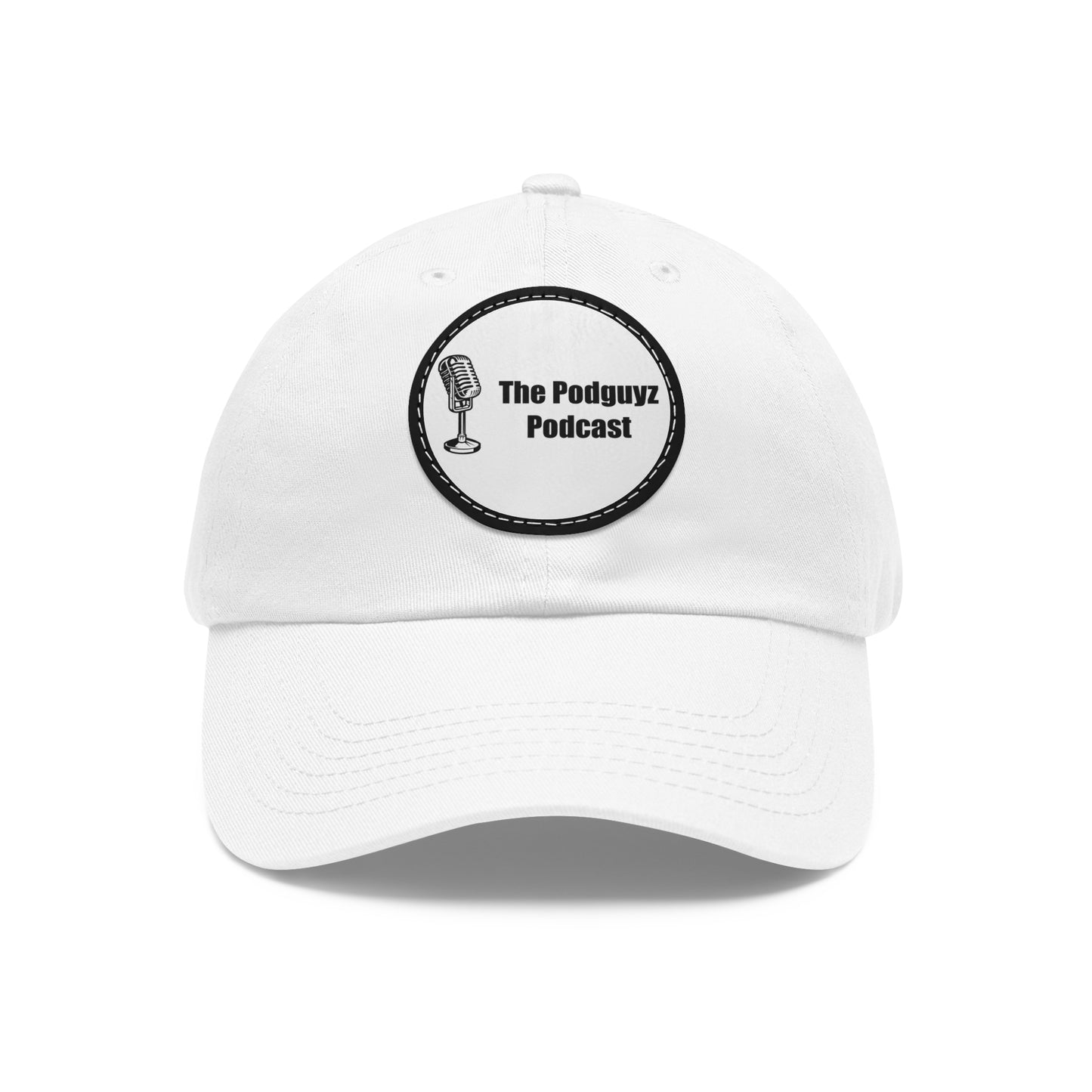 The PodGuyz Podcast Circle Leather Patch Hat