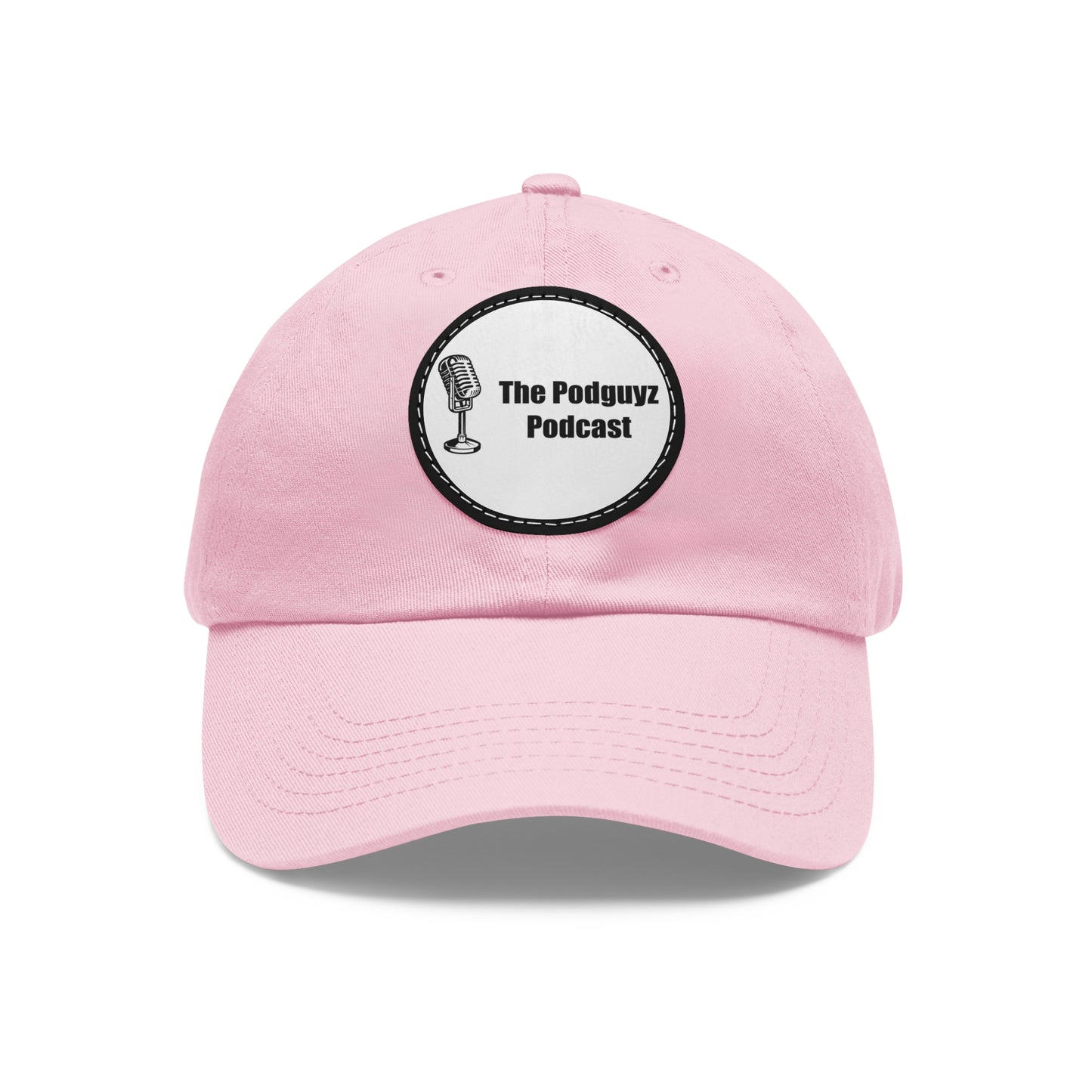 The PodGuyz Podcast Circle Leather Patch Hat