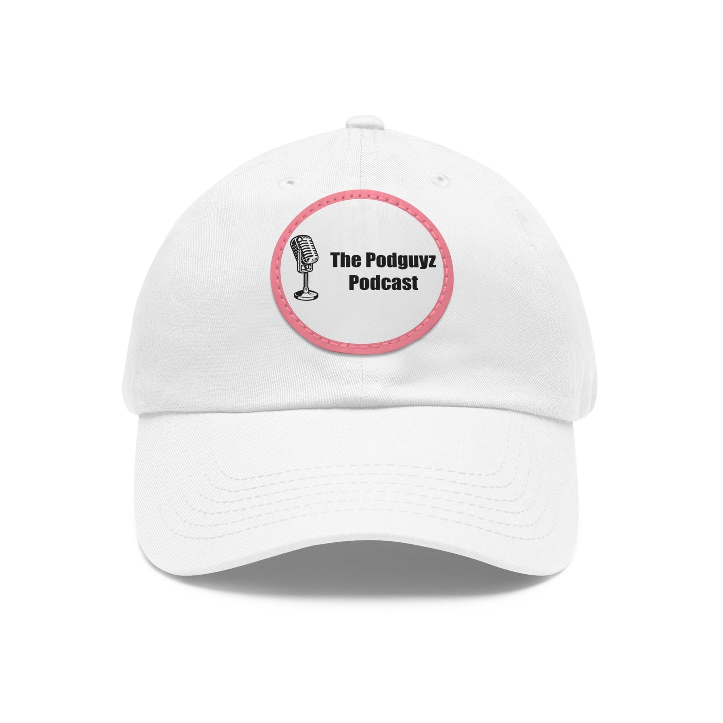 The PodGuyz Podcast Circle Leather Patch Hat