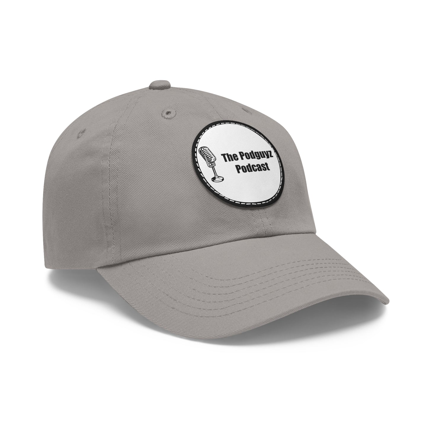 The PodGuyz Podcast Circle Leather Patch Hat