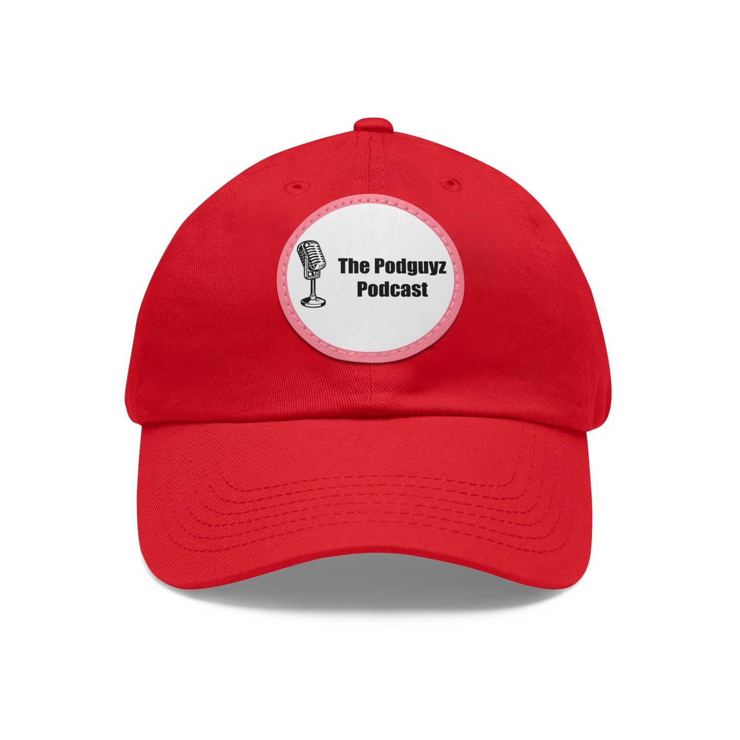 The PodGuyz Podcast Circle Leather Patch Hat